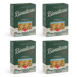 bionaturae Bionaturae Fusilli Pasta Noodles - Gluten Free Pasta Organic, Rice & Lentil Pasta, Kosher Certified, High Protein, Non-GMO, Fusilli Pasta Organic, Crafted in Italy - 12 Oz, 4 Pack