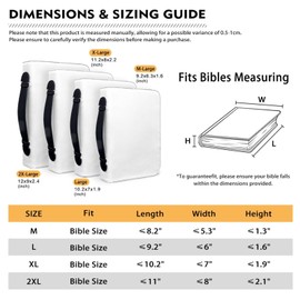 FOR U DESIGNS Black Bible Cover Retro Bible Carrying Case for Women Size XL PU Leather Bible Covers with Handle and Zippered Pockets Dragonfly Print Bible Carrier Bible Holder