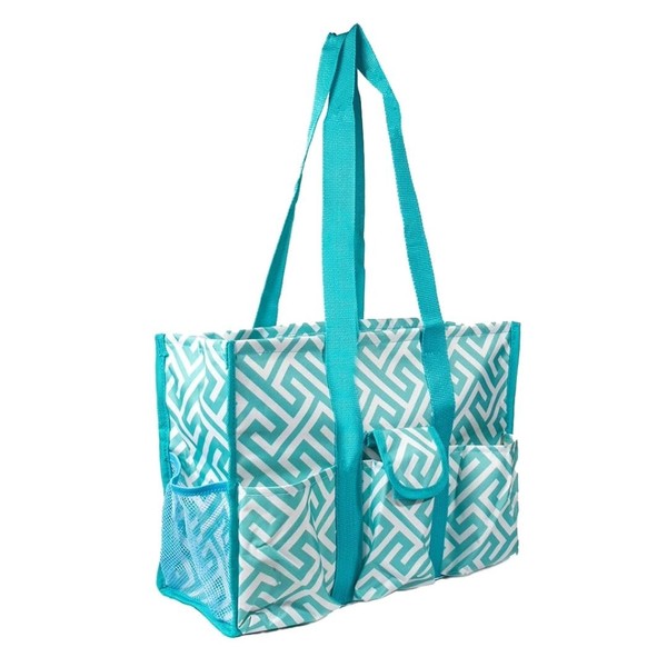 Lucazzi Utility Tote Bag with Zipper Top - Large Multipurpose