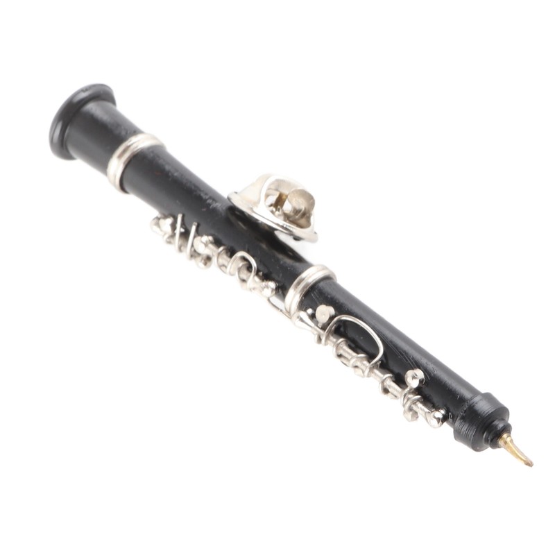 Oboe Brooch Pin Fashion Elegant Simulation Metal Musical Instrument Brooch