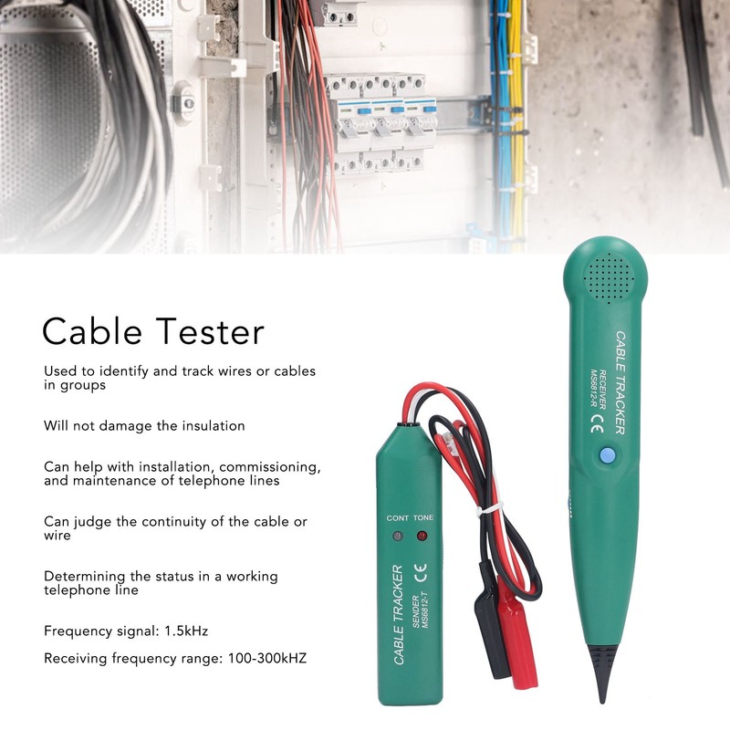 Cable Tester Professional Sturdy Line Finder Wire Tracer Cable Detector