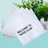 VOWFOO Welcome To Book Club Funny Quotes Cocktail Napkins for