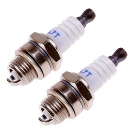 2 PCS L7T Spark Plug Universal 2 Stoke Engine Nickel Alloy for Strimmer Chainsaw Lawnmower Hedge Trimmer Cutter Accessories