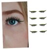 TOVINANNA 4pairs False Eyelashes Stickers for Women Natural Dense Eyelash