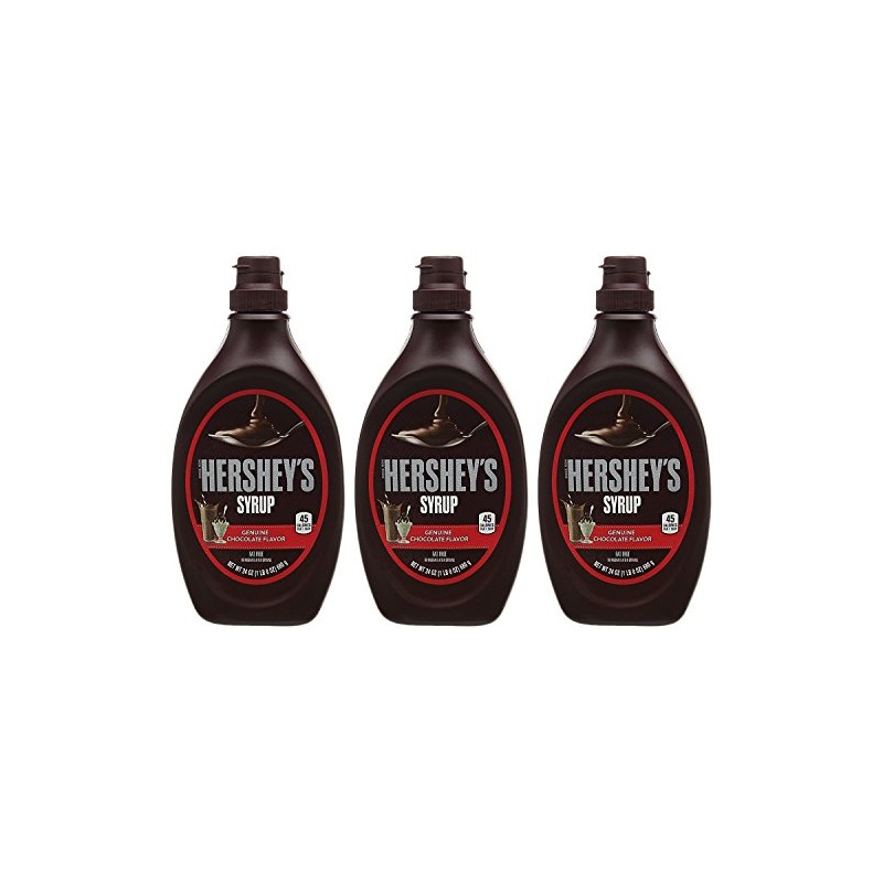 Hershey's Chocolate Syrup, 680g Bottle (Pack of 3)