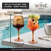 Floating Wine Glasses for Pool (18 Oz | Set of