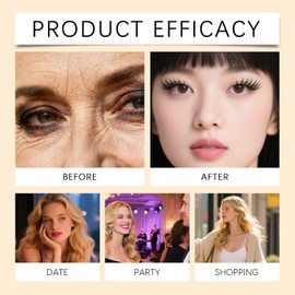 Crema Hidratante De Ojos Con Retinol, Loción Hidratante Y Nutritiva Suave Para Los Ojos, Agua De Reposición Profunda, Suavizar Y Refinar La Piel Delicada, Cuidado Tierno De La Piel Sensible. (8PCS)