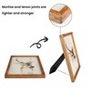 Set of 2 wooden picture frames, 5x7 inches, deer (13x18cm)