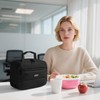 Aosbos Insulated Lunch Bag for Adults - Sleek Quilted Small