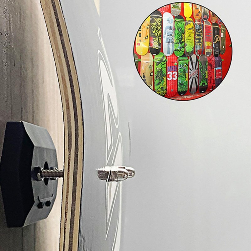 Youact Skateboard Hanger Wall Mount Hook Set Display Holder Fixed