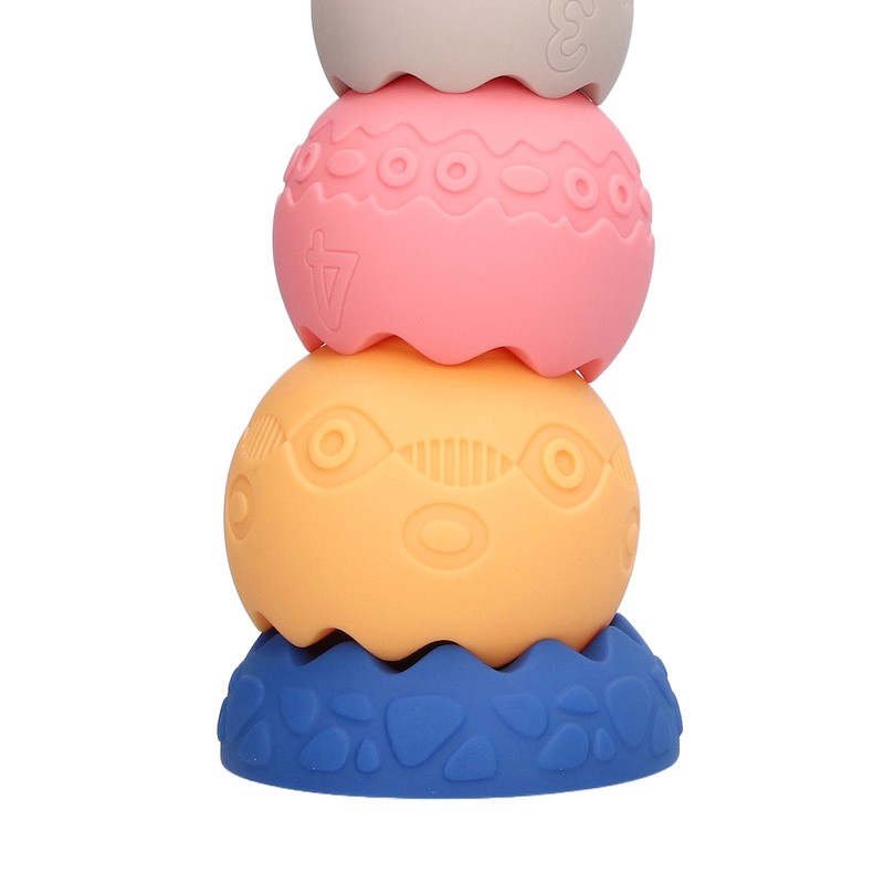 Stacking Ball Toy Portable Cute Elegant Baby Stacking Building Blocks