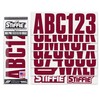 Stiffie UNILINE 3" Alpha-Numeric Registration Identification Numbers Stickers Decals for