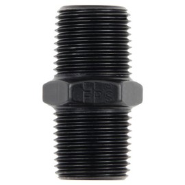 Fragola 491103-BL Black 3/8 MPT Pipe Nipple