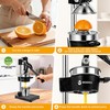 Shcazhcx Cast Iron Juicer, Fruit Squeezer with Stainless Steel Parts