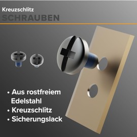 ROBO CLAWS® 18 x titanium replacement blades for Mammotion Luba & Yuka robotic lawnmower, includes screws and washers, can be used on both sides, robust titanium blade, for all models of the Luba and