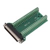 DB37 Breakout Connector Terminal Board Straight PCB Insulated Anti Interference