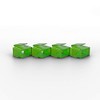 Lindy 10 x RJ-45 Port Blockers with Key - Green