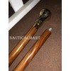 Gold Plated Replica of Bat Masterson Knob Handle Walking Cane