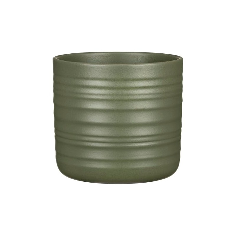 Scheurich Cottage Ceramic Flower Pot Green Ø 16.6 cm, H