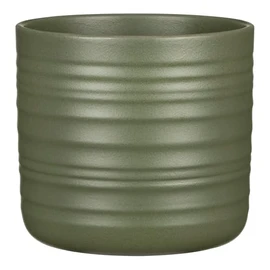 Scheurich Cottage Ceramic Flower Pot Green Ø 16.6 cm, H 15.3 cm