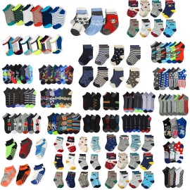 Unbranded Lot 12 Pairs Infant BOY Children Toddler Kid Socks Cotton Spandex Ankle Crew 2-3