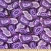 Hoffman Digital Geode & Ink Agate Amethyst, Fabric by The