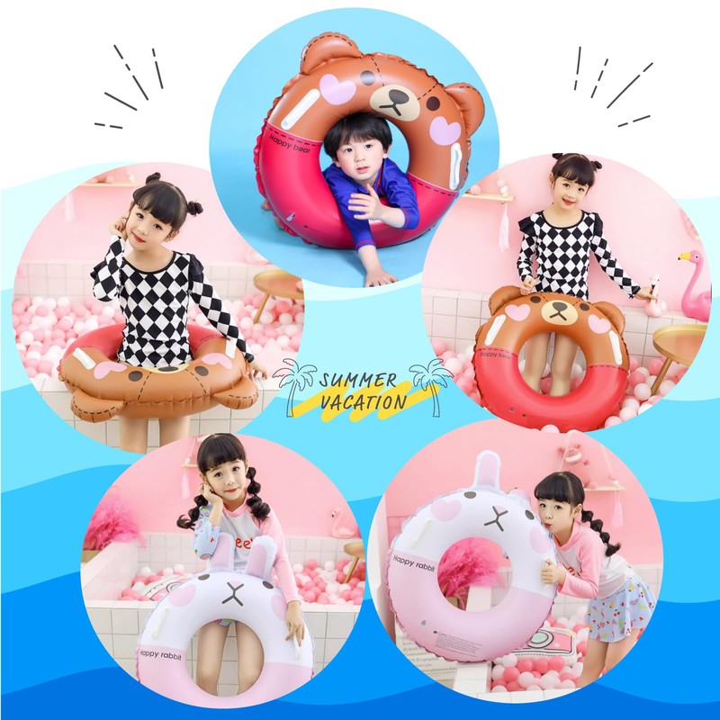 REBRIGHT DESIGN Floating Ring for Children, Float, Water Play, Rabbit,