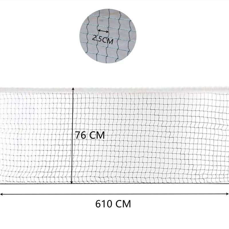 Portable Foldable Green Badminton Net