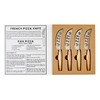 Santa Barbara Design Studio Pizza Knife Set Gift Book Box,