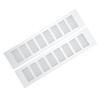 2 Pcs Air Vent Ventilation Grille Aluminium Alloy Rectangular Vent