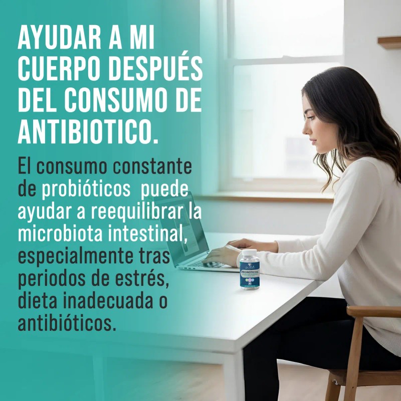 Probiotico Para Mujer Capsula Vegana 30 Ga Tlali 10 Billon