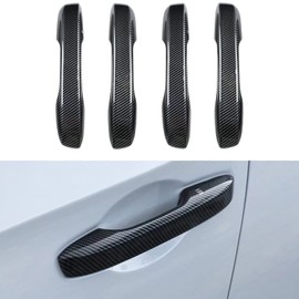 Door Handle Covers Trim Compatible With 11th Gen Civic Accessories, For Honda Civic 2022 2023 2024 2025, Accord / CR-V / HR-V 2023 2024 2025 with Smart Auto Lock -Carbon Fiber style Car Decoration