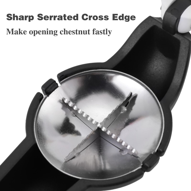 Chestnut Cutter Tool, Nut Cracker Dolphin Shaped, Multifunctional Chestnut Clip,