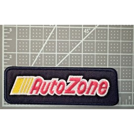 Retro Autozone Automotive Parts  Style 4.25in x 1.5in Embroidered Patch Iron / Sew-On