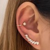 Stocking Stuffers Ear Cuff Earrings for Women Non Piercing Rhinestones