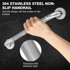 2 x Shower Grab Bar, 304 Stainless Steel with Knurled