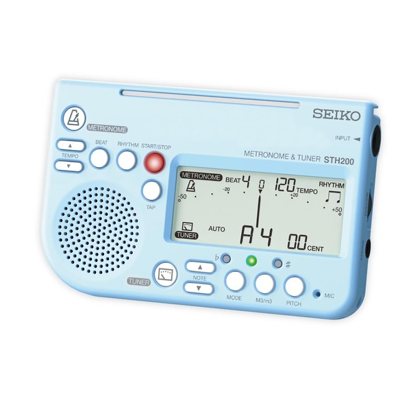 Seiko STH200BL Metronome Tuner, Loud Volume, Can Be Attached to