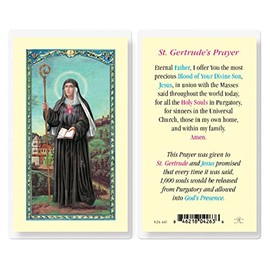 St. Gertrude's Prayer Laminated Holy Cards, 25-Count Value Pack