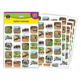Teacher Created Resources Safari Animals Stickers