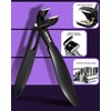 2025 Upgrade Angled Head Nail Clippers for Men, SZQHT Toenail