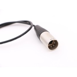 Male 4pin XLR to Male DC Power Cable 5.5/2.5mm for Video Camera Monitor