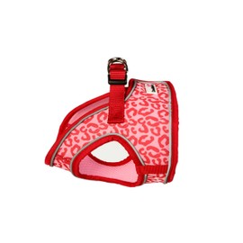 Doodlebone Snappy Harness, Ruby Leopard, 1-2