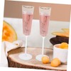 NOLITOY 2pcs Elegant Crystal Flutes for Wedding Toasting Unique Hammered