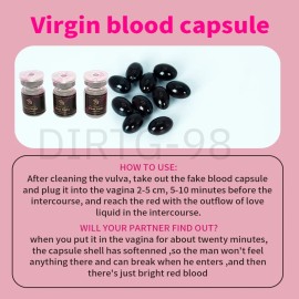 Virginity Blood Capsule -Pure Herbal Intimate Support 100% Natural