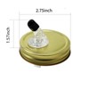 QurHapzy Moonshine Lid,Mason Jar Pour Spout Lid fit 2.75 Inch
