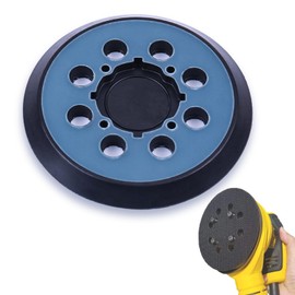 CLKE 5 Inch 8 Holes Replacement Sander Backing Pad, Replacement Sander Pad, for Makita Random Orbital Sanders BO5021, BO5041, BBO180, DBO180, MT924, for High Speed Polishing