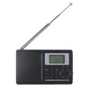 CS‑106 Full Band Radio Mini FM/AM/SW/MW Receiver with Digital Clock