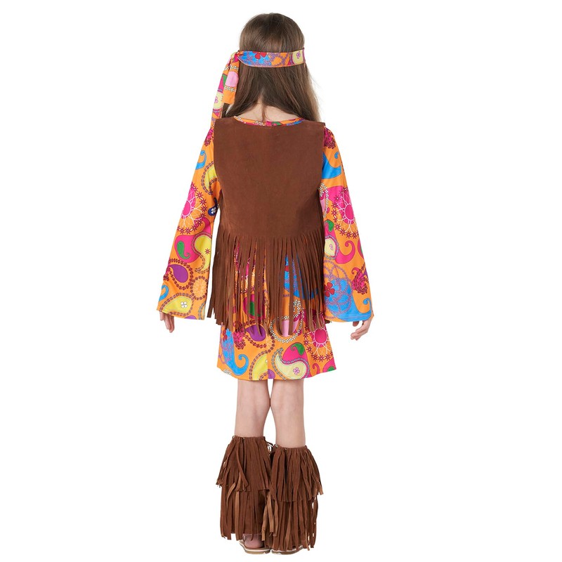 Morph Hippie Costume for Girls, Perfect for Carnival and Fancy