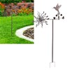 BAFOVY Iron Metal Windmill with Rotation Stability, Vivid Ornament for