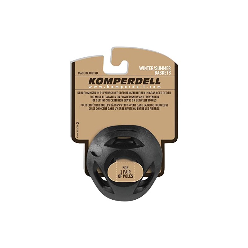 Komperdell Unisex - Adult Large UL Vario, Black, One Size